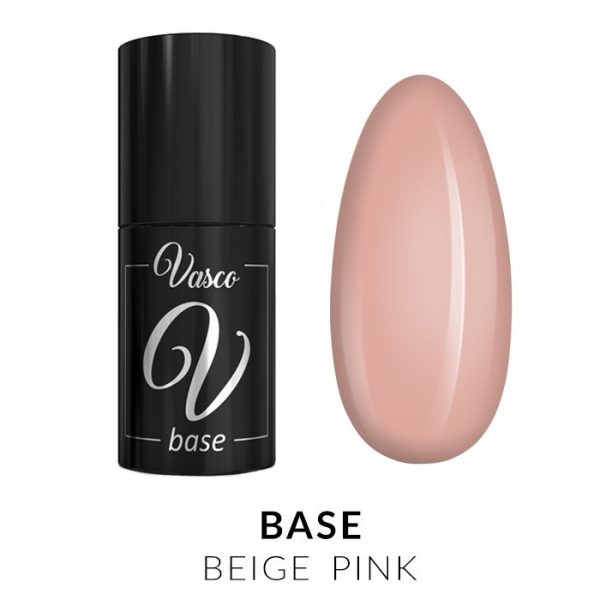 Vasco Base Beige Pink 6ml baza trajni lak