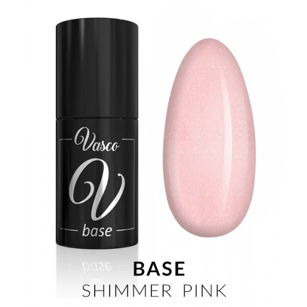 Vasco Base Shimmer Pink 6ml baza trajni lak