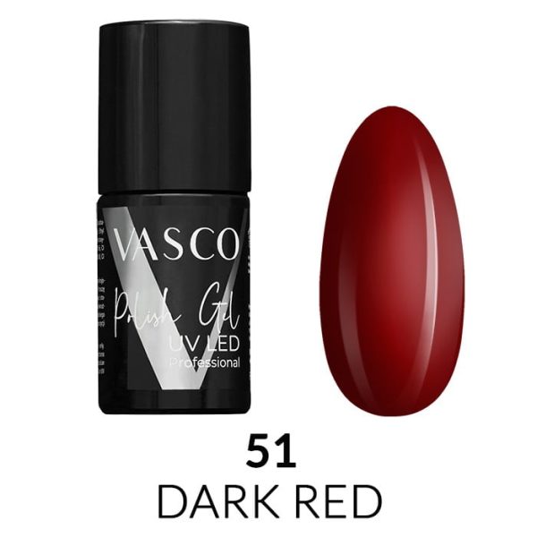 Vasco V51 tamno crveni Gel lak